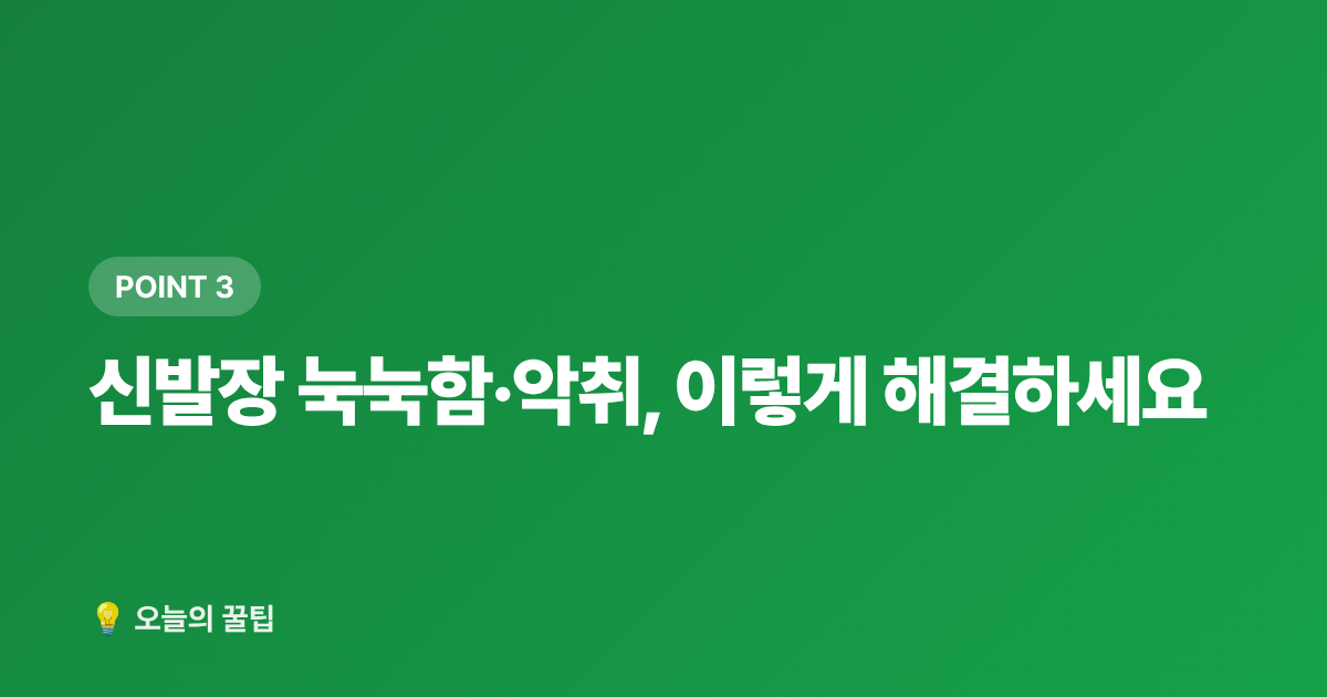 신발장 눅눅함·악취, 이렇게 해결하세요 - 장마 후 환기·옷장·신발장 냄새 제거 완벽 노하우
