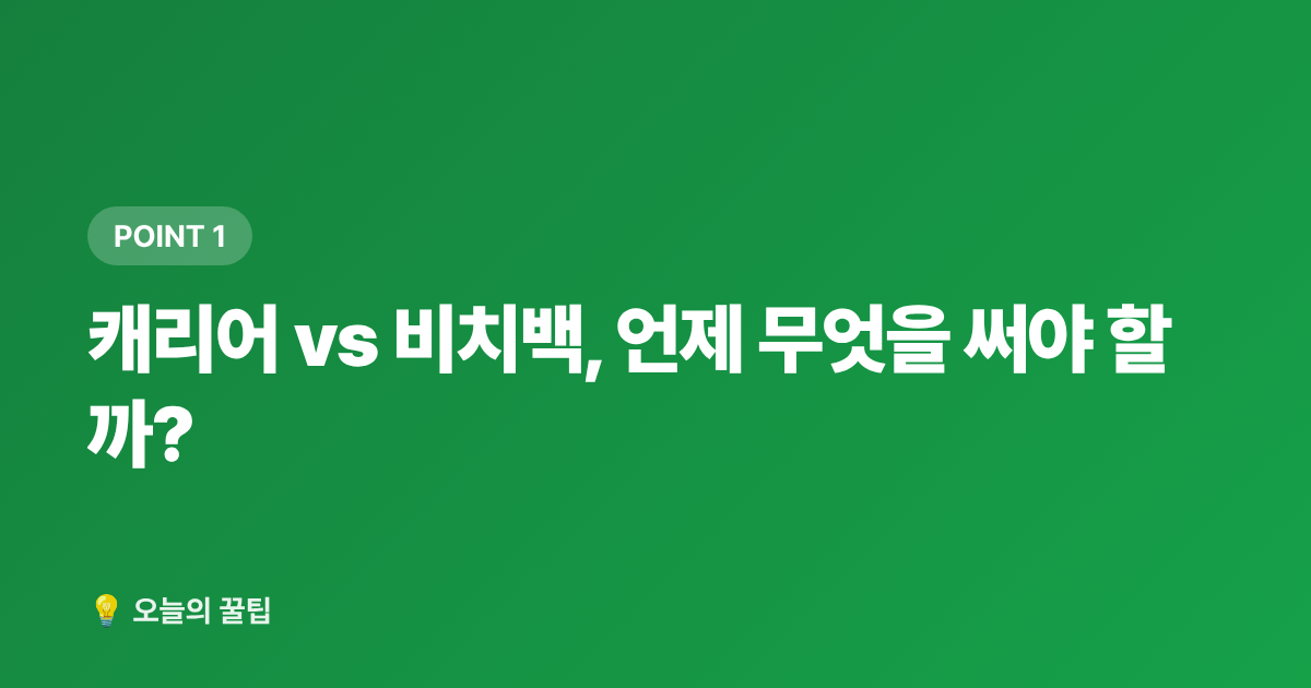캐리어 vs 비치백, 언제 무엇을 써야 할까? - 휴가 짐꾸리기 완전정복: 패킹법·캐리어·비치백 선택 기준